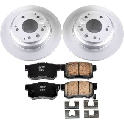 Power Stop 91-95 Acura Legend Rear Z17 Evolution Geomet Coated Brake Kit PowerStop