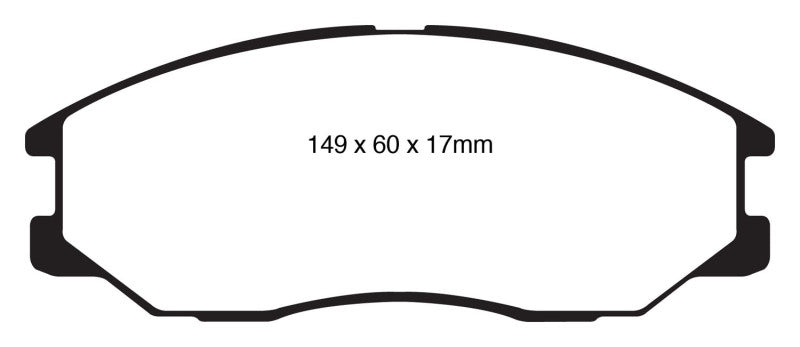 EBC GreenStuff Front Brake Pads - DP61558 EBC