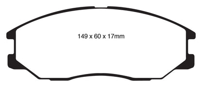 EBC GreenStuff Front Brake Pads - DP61558 EBC