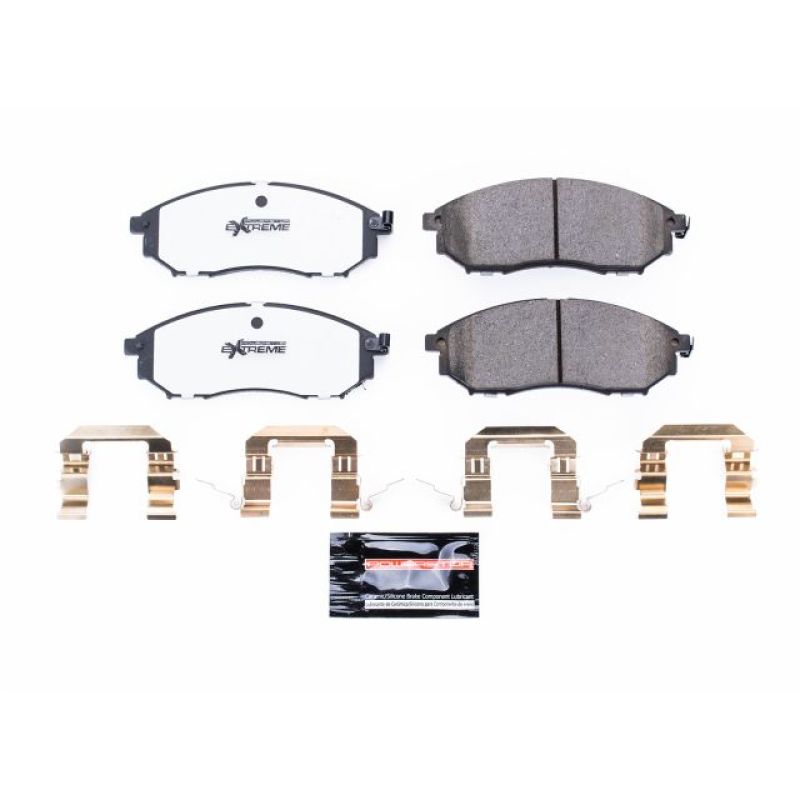 Power Stop 08-12 Infiniti EX35 Front Z26 Extreme Street Brake Pads w/Hardware PowerStop