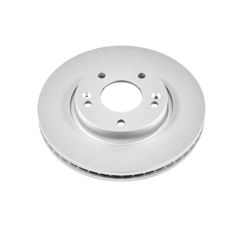 Power Stop 09-12 Hyundai Elantra Front Evolution Geomet Coated Rotor PowerStop
