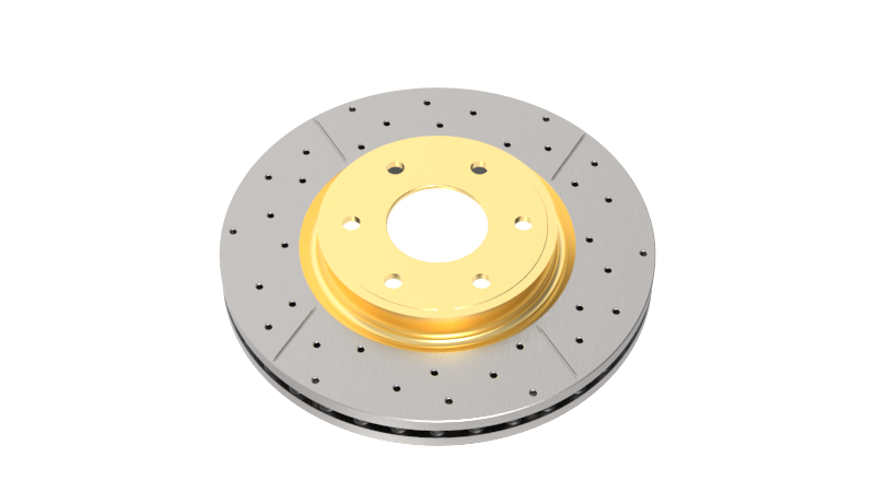 DBA 05 Pontiac GTO Rear Drilled & Slotted Street Series Rotor