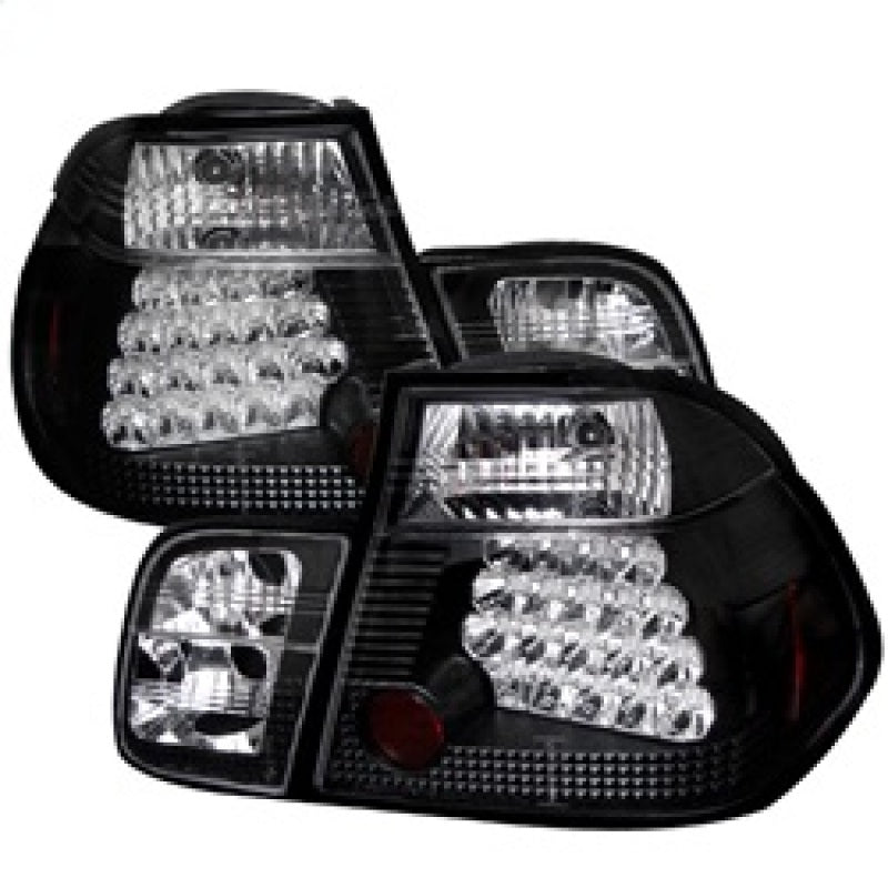 Spyder BMW E46 3-Series 99-01 4Dr LED Tail Lights Black ALT-YD-BE4699-4D-LED-BK SPYDER