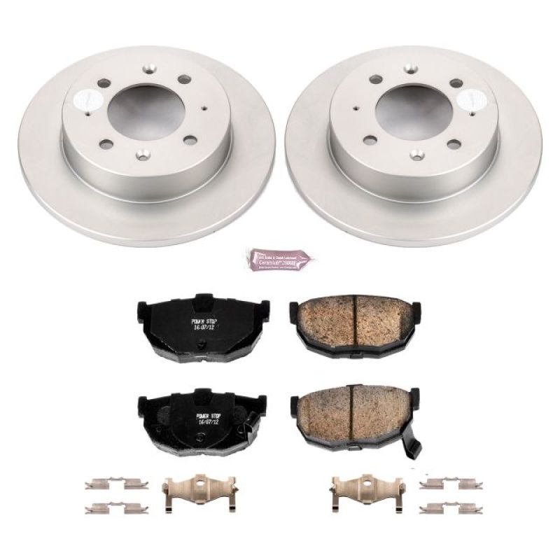 Power Stop 04-09 Kia Spectra Rear Z17 Evolution Geomet Coated Brake Kit PowerStop