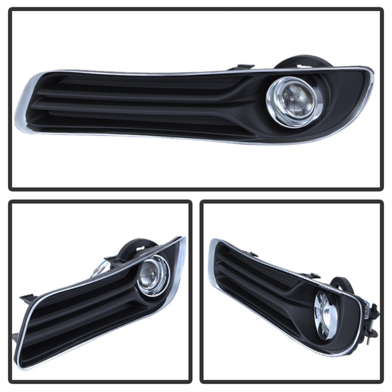 Spyder Chrysler 300 2011-2014 OEM Fog Light W/Universal Switch- Clear FL-C30011-C SPYDER