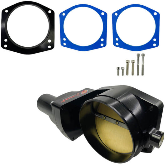 Granatelli 2008-2023 GM LS3 108mm Drive-By-Wire Black Throttle Body - Part GMTBLS108B