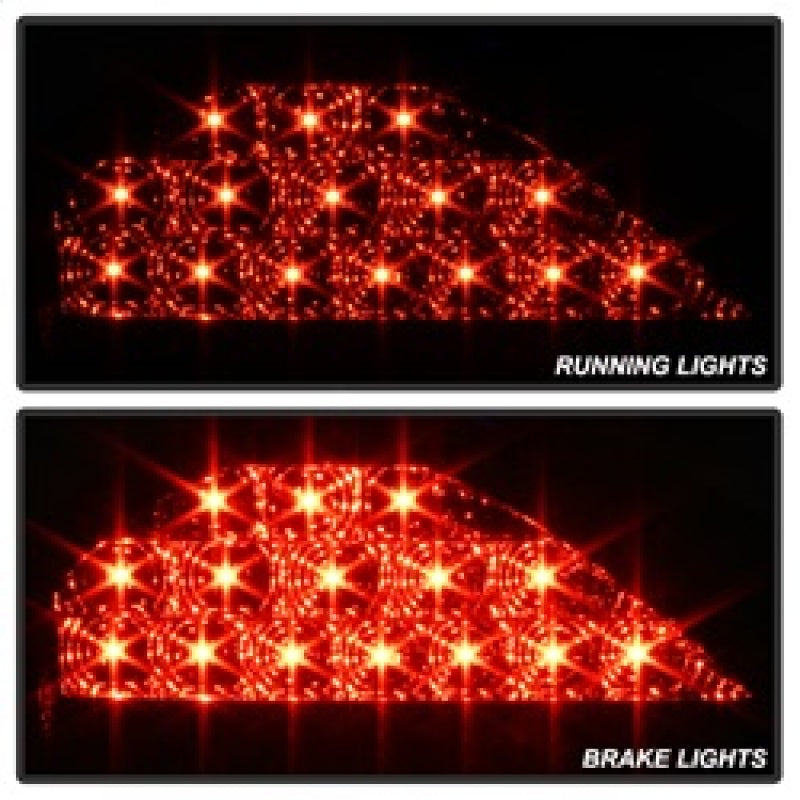 Spyder 99-05 Pontiac Grand Am LED Tail Lights - Black Smoke SPYDER
