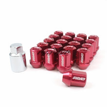 Load image into Gallery viewer, Rays Dura-Nut L32 Straight Type 12x1.50 Lug Nut Set 16 Lug 4 Lock Set - Red