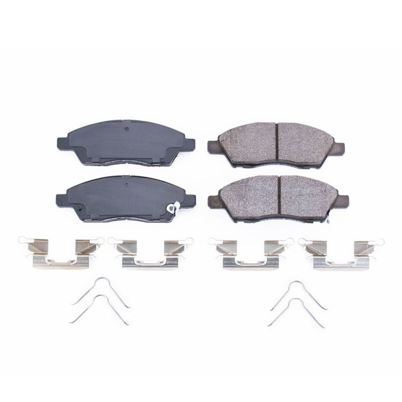 Power Stop 15-16 Nissan Micra Front Z17 Evolution Ceramic Brake Pads w/Hardware PowerStop