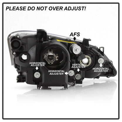xTune 10-12 Lexus ES350 Driver Side HID/AFS Headlight - OEM Left (PRO-JH-LES10-AFS-OE-L) SPYDER