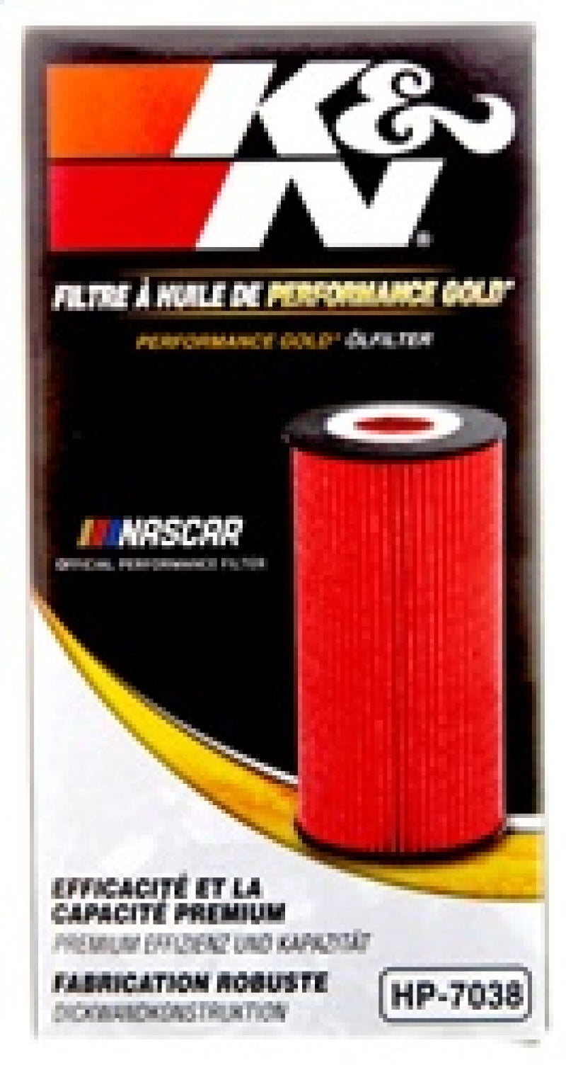 K&N Performance Oil Filter for 2019 Audi A3 2.0L K&N Engineering