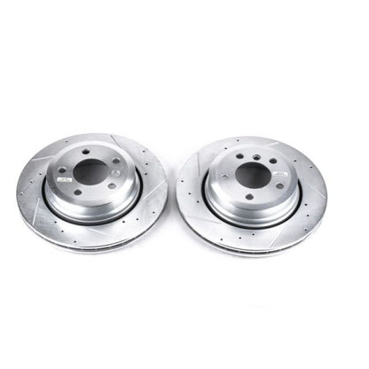 Power Stop 04-10 BMW X3 Rear Evolution Drilled & Slotted Rotors - Pair PowerStop