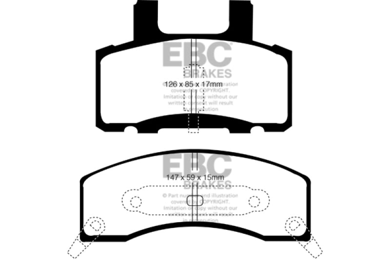 EBC Ultimax2 Front Brake Pads - UD370 EBC