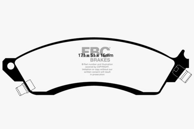 EBC Ultimax2 Front Brake Pads - UD412 EBC