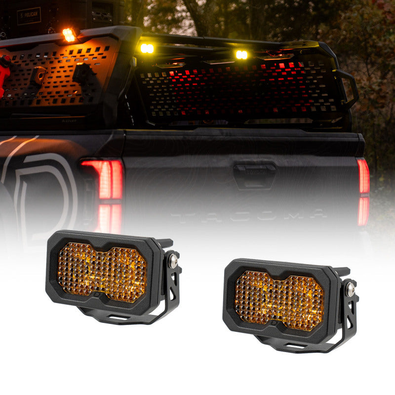Diode Dynamics Stage Series LED Chase Light Kit for Kuat IBEX Bed Rack