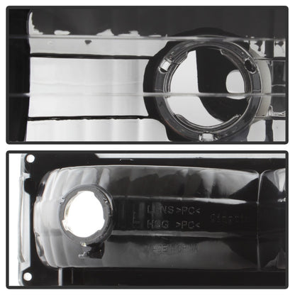 xTune GMC C/K Series 94-98 Headlights w/ Corner and Parking Lights - Black HD-JH-GCK94-BK-SET SPYDER