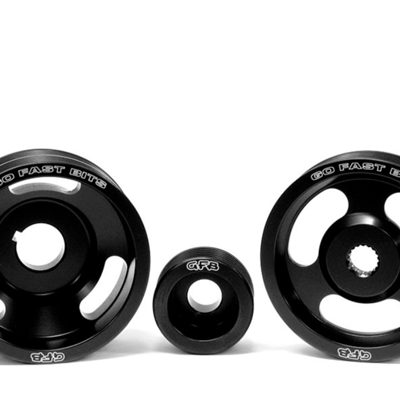 GFB 94-98 Subaru WRX Light-Weight Engine Pulley (Crank/Alternator/Power Steering Pulleys/Belts inc) Go Fast Bits