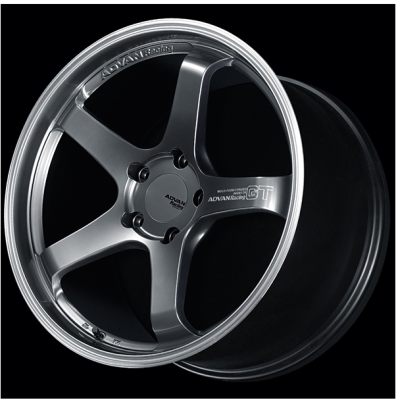 Advan YAQB8K35ETB GT Beyond 18x10 +35 5-114.3 Racing Titanium Black Wheel