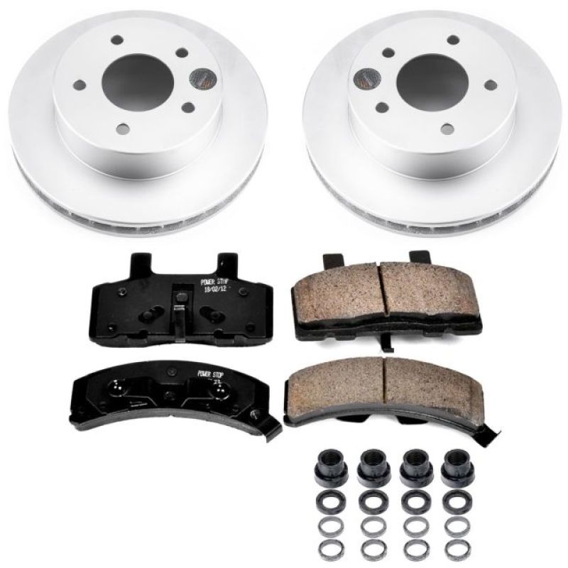 Power Stop 90-02 Chevrolet Astro Front Z17 Evolution Geomet Coated Brake Kit PowerStop