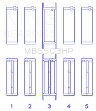 Load image into Gallery viewer, King Engine Bearings Ford V8 351Ci 5.8L 16V - Cleveland (Size STDX) Main Bearing Set