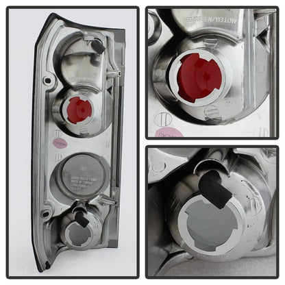 Spyder Ford F150 87-96/Ford Bronco 88-96 Euro Style Tail Lights Black Smoke ALT-YD-FF15089-BSM SPYDER