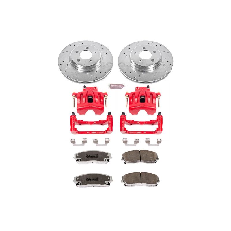 Power Stop 05-11 Chrysler 300 Front Z26 Street Warrior Brake Kit w/Calipers PowerStop