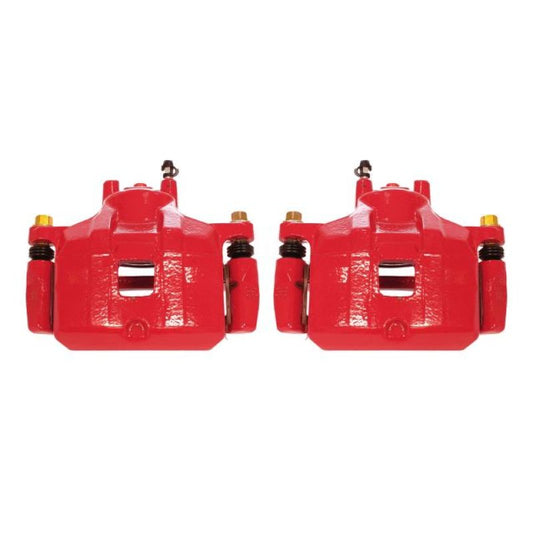 Power Stop 08-17 Mitsubishi Lancer Front Red Calipers w/Brackets - Pair PowerStop