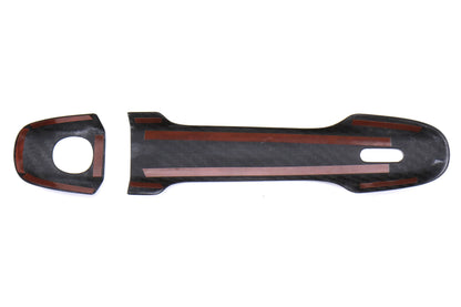 OLM Dry Carbon Fiber Door Handle Cover - 2013+ FT86-Gloss Carbon Fiber