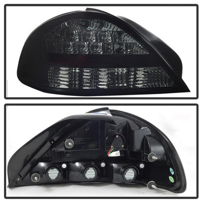 Spyder 99-05 Pontiac Grand Am LED Tail Lights - Black Smoke SPYDER