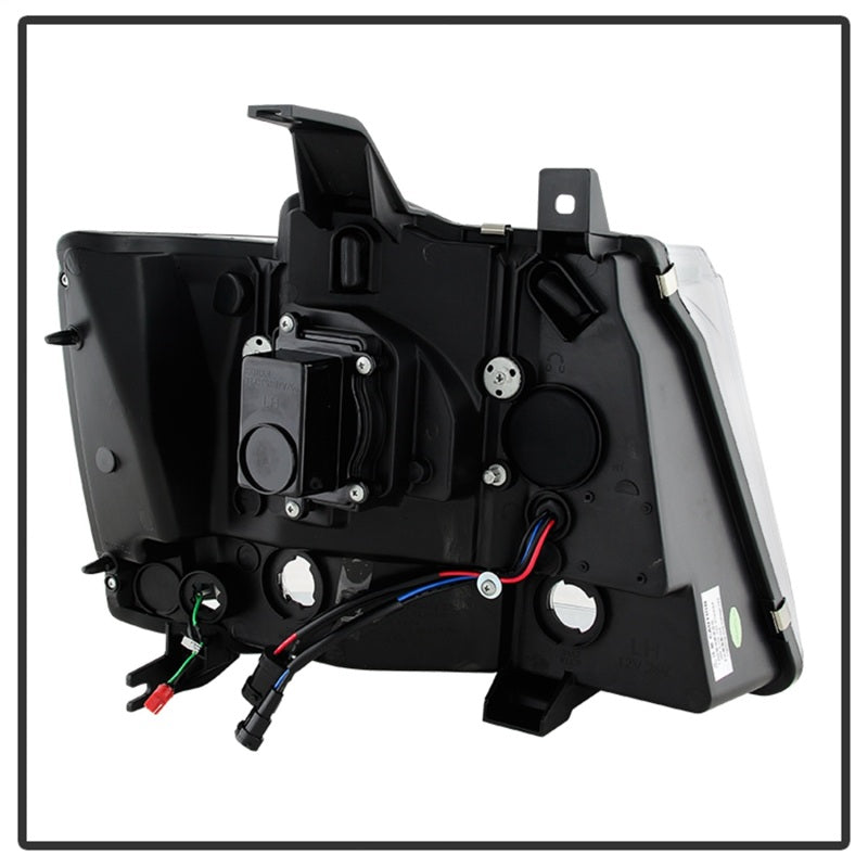 Spyder 07-14 Chevy Suburban/1500/2500/Tahoe V2 Projector Headlights Smoke PRO-YD-CSUB07V2-DRL-SM SPYDER