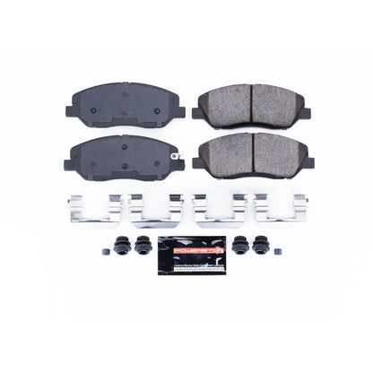 Power Stop 07-10 Hyundai Entourage Front Z23 Evolution Sport Brake Pads w/Hardware PowerStop