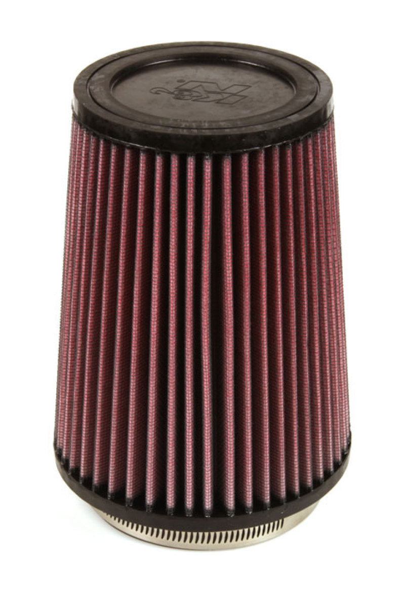 K&N Filter Universal Rubber Filter 4 inch Flange 5 3/8 inch Base 4 3/8 inch Top 7 inch Height K&N Engineering
