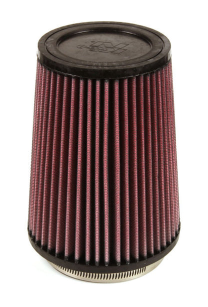 K&N Filter Universal Rubber Filter 4 inch Flange 5 3/8 inch Base 4 3/8 inch Top 7 inch Height K&N Engineering