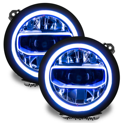 Oracle Jeep Wrangler JL/JT RGB+W Headlight DRL Upgrade Kit - ColorSHIFT w/ Simple Controller ORACLE Lighting