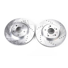 Load image into Gallery viewer, Power Stop 05-12 Acura RL Front Evolution Drilled &amp; Slotted Rotors - Pair