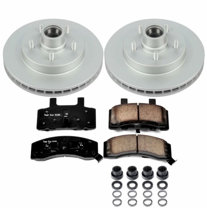 Power Stop 98-00 Chevrolet Tahoe Front Z17 Evolution Geomet Coated Brake Kit PowerStop