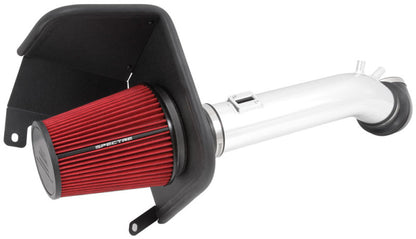 Spectre 14-15 GM Silverado/Sierra V8-5.3L F/I Air Intake Kit - Polished w/Red Filter Spectre