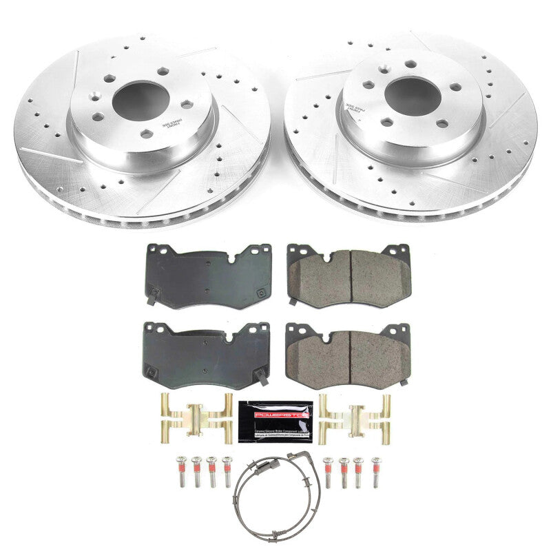 Power Stop 20-22 Cadillac CT4 Front Z23 Evolution Brake Kit PowerStop