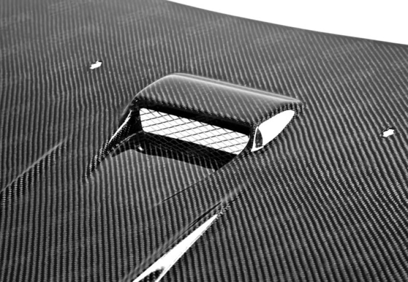 Seibon DV-style carbon fiber hood for 2008-2015 Mitsubishi Lancer EVO X - HD0809MITEVOX-DV Seibon
