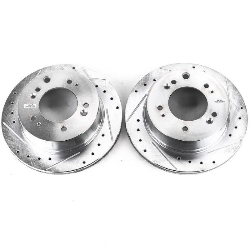 Power Stop 07-09 Kia Sorento Rear Evolution Drilled & Slotted Rotors - Pair PowerStop