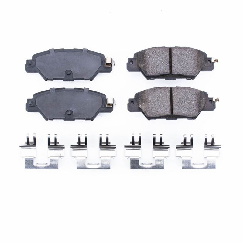 Power Stop 16-19 Mazda CX-5 Rear Z17 Evolution Ceramic Brake Pads w/Hardware PowerStop