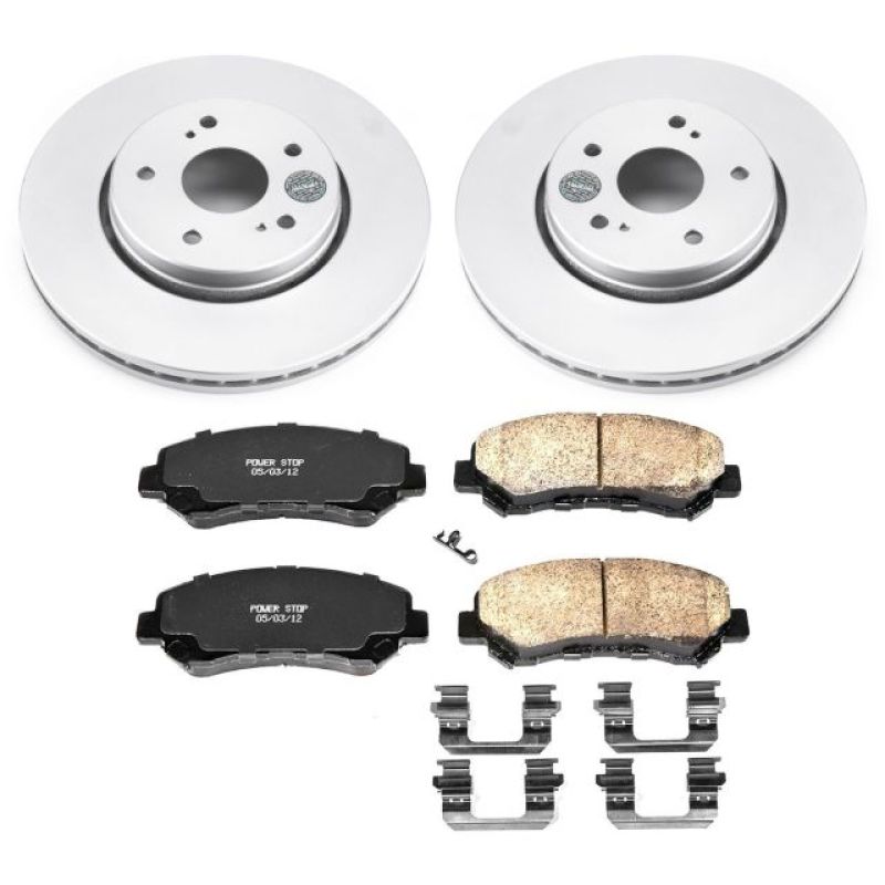 Power Stop 10-13 Suzuki Kizashi Front Z17 Evolution Geomet Coated Brake Kit PowerStop