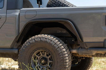DV8 Offroad 20-24 Jeep Gladiator JT Rear Inner Fender Liners - Satin Black