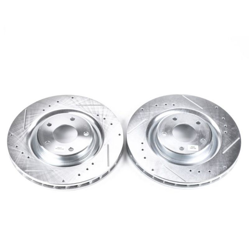 Power Stop 06-09 Cadillac XLR Front Evolution Drilled & Slotted Rotors - Pair PowerStop