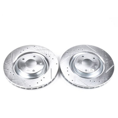 Power Stop 06-09 Cadillac XLR Front Evolution Drilled & Slotted Rotors - Pair PowerStop