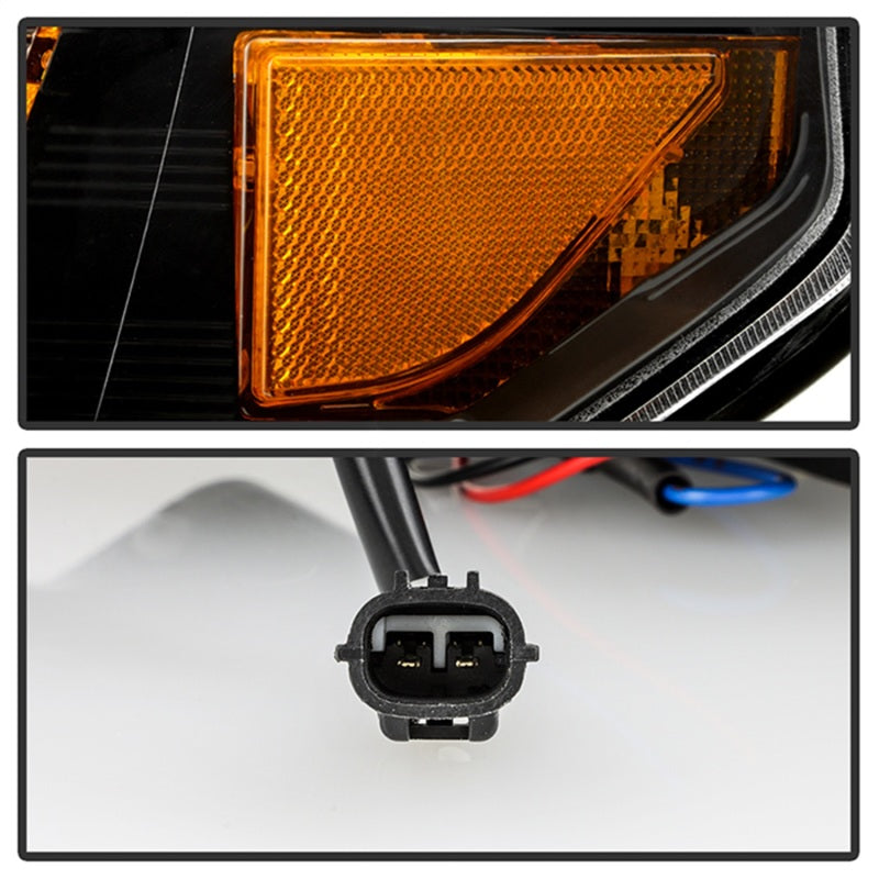 Spyder Signature 14-21 Toyota Tundra SR/SR5 Projector Headlights - Black (PRO-YD-TTU14V2SI-SBSEQ-BK) SPYDER