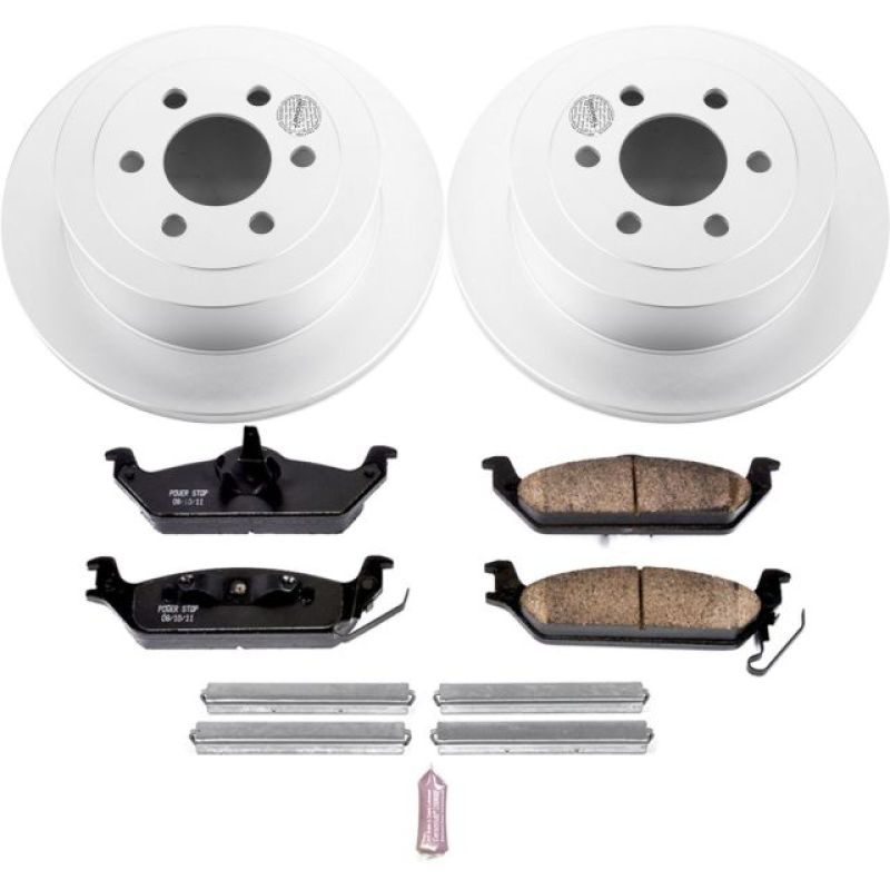 Power Stop 03-04 Dodge Dakota Rear Z17 Evolution Geomet Coated Brake Kit PowerStop