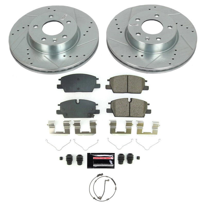 Power Stop 20-22 Cadillac CT4 Front Z23 Evolution Brake Kit PowerStop