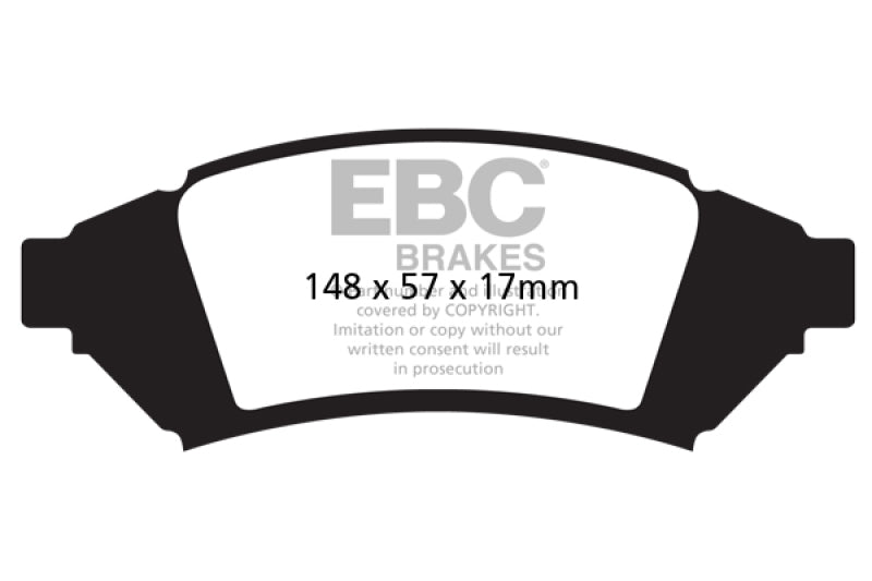 EBC Ultimax2 Front Brake Pads - UD1000