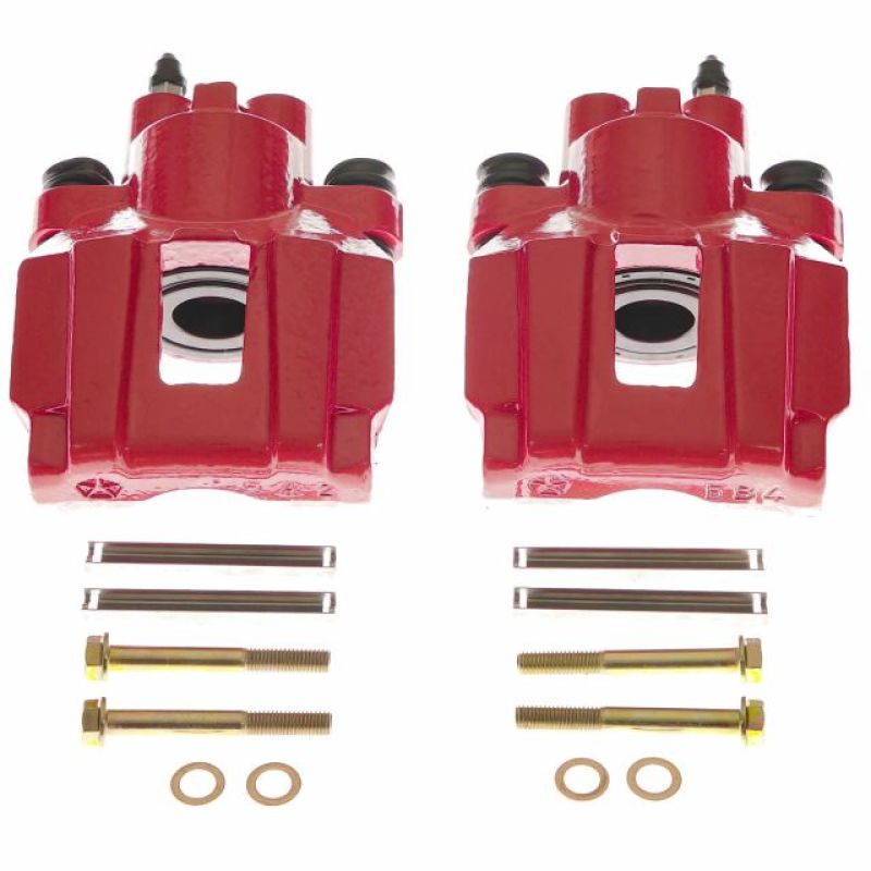 Power Stop 04-08 Chrysler Pacifica Rear Red Calipers - Pair PowerStop